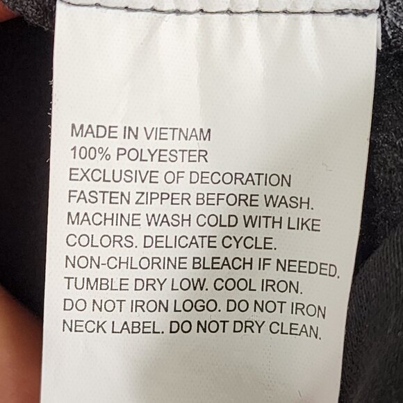 Mens Black & Gray Callaway Pullover Sweatshirt 1/4 Zip Long Sleeve Size XXL - Picture 8 of 12